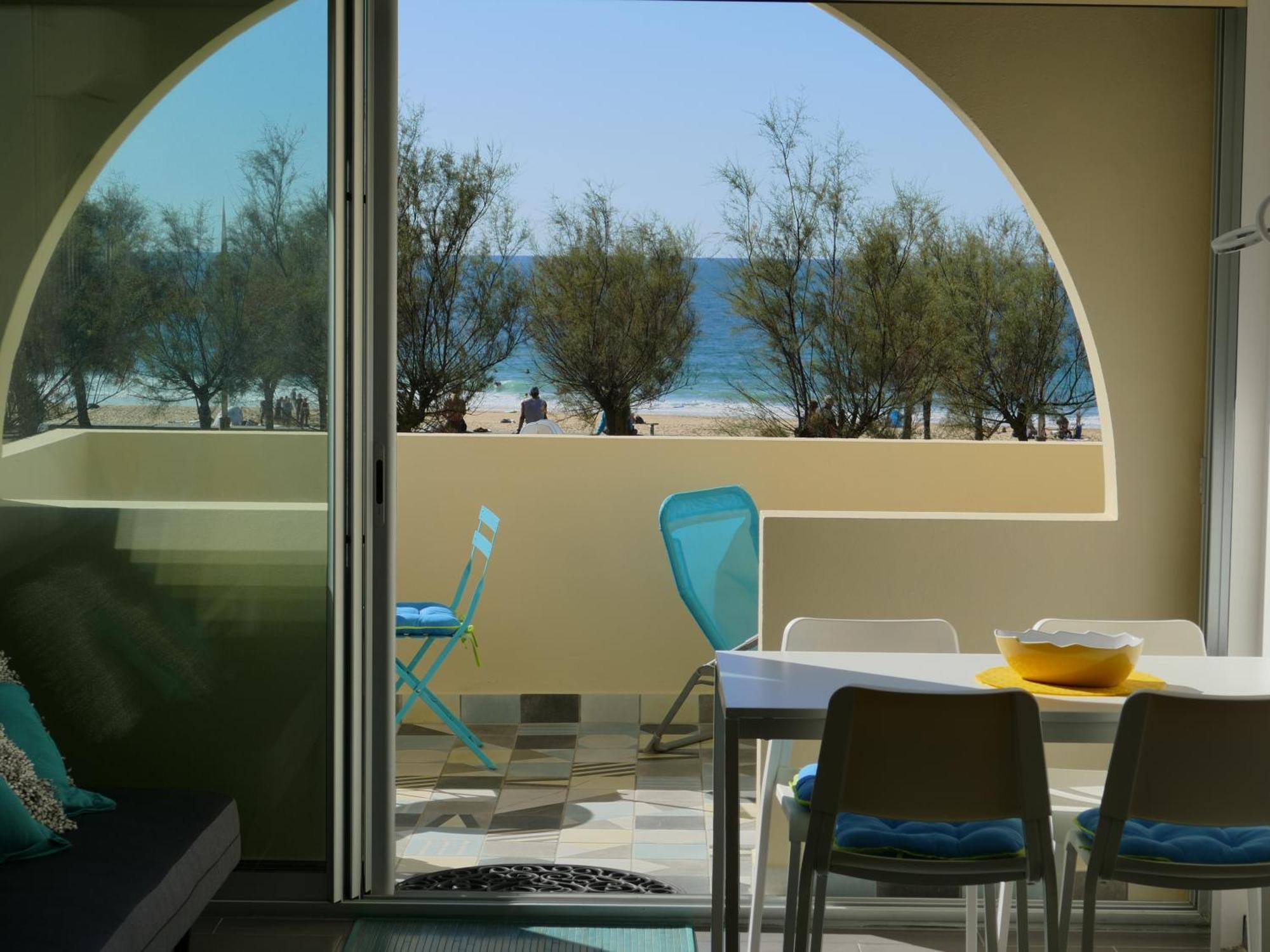 La Dune D'Or - Vue Mer, Studio Face A La Plage Avec Terrasse Сорт-Осгор Экстерьер фото